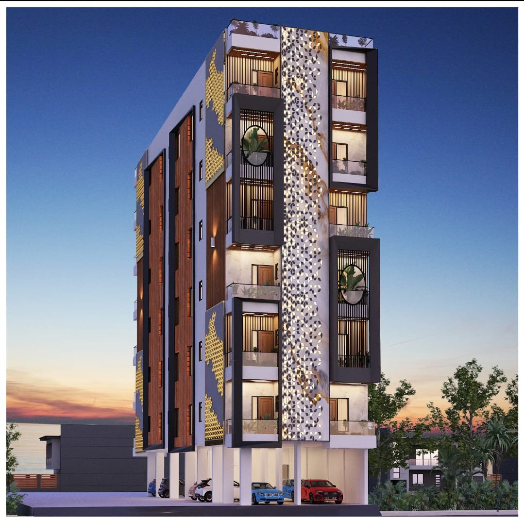 Rhapsody Homes Tower A facade detail