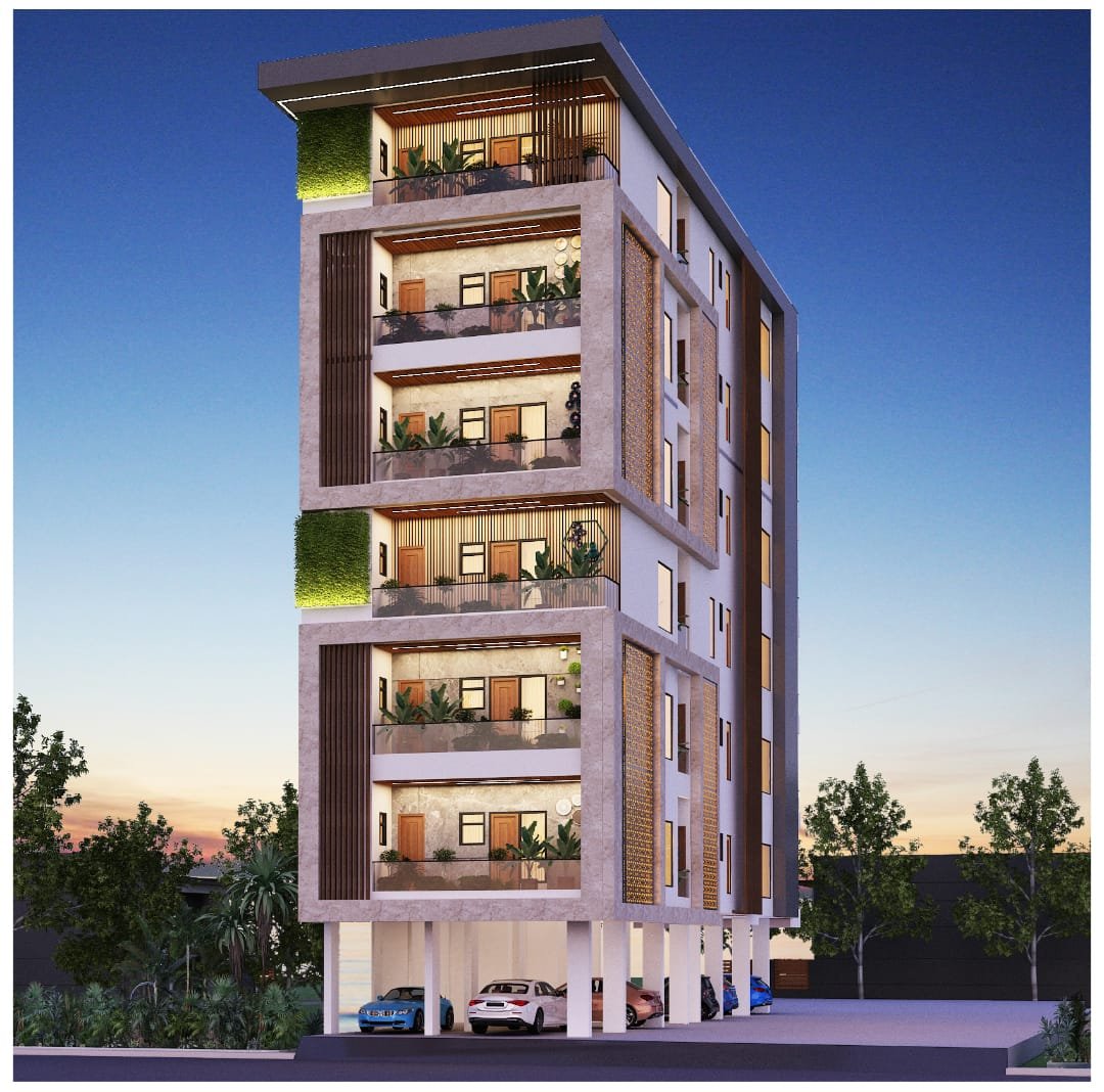 Rhapsody Homes Tower B facade detail