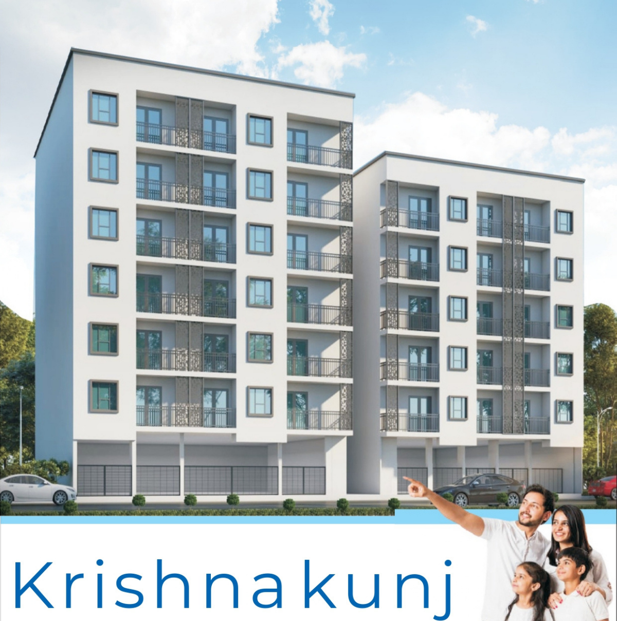 Krishna Kunj by Meraik Infra, Sector-73 Noida, building exterior render